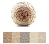 Crocheted Yarn 100g Rainbow Cotton Yarn Segment Dyeing 5 Strands of Milk DIY Hand Knitted Sofa Cushion Pillow 193meters(Color10)