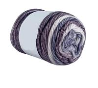 Crocheted Yarn 100g Rainbow Gradient Color Cake Yarn Cotton Blend DIY Crochet Skirt Lace Line Hand-Woven Soft(Color9,1pc)