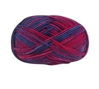 Crocheted Yarn 5 Strands Colorful Soft Cotton Knitting Wool Yarn Crochet Craft Fancy DIY Hand Sweater Clothes(Color42)