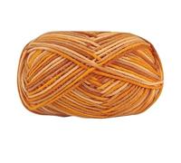 Crocheted Yarn 5 Strands Colorful Soft Cotton Knitting Wool Yarn Crochet Craft Fancy DIY Hand Sweater Clothes(Color45)