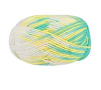 Crocheted Yarn 5 Strands Colorful Soft Cotton Knitting Wool Yarn Crochet Craft Fancy DIY Hand Sweater Clothes(Color25)