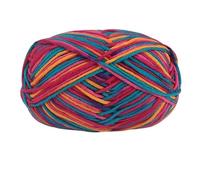 Crocheted Yarn 5 Strands Colorful Soft Cotton Knitting Wool Yarn Crochet Craft Fancy DIY Hand Sweater Clothes(Color30)