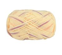 Crocheted Yarn 5 Strands Colorful Soft Cotton Knitting Wool Yarn Crochet Craft Fancy DIY Hand Sweater Clothes(Color13)