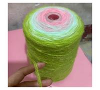 Crocheted Yarn 500g Blended Yarn 3 Strands Space Dyed Cake Thread Hand-Knitted Crocheted Scarf Hat Soft Skin-Friendly(Color6)