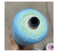 Crocheted Yarn 500g Blended Yarn 3 Strands Space Dyed Cake Thread Hand-Knitted Crocheted Scarf Hat Soft Skin-Friendly(Color10)