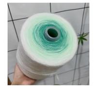 Crocheted Yarn 500g Blended Yarn 3 Strands Space Dyed Cake Thread Hand-Knitted Crocheted Scarf Hat Soft Skin-Friendly(Color25)
