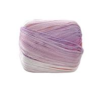Crocheted Yarn 50g/Ball Worsted Section-Dyed Rainbow Yarn 5 ply Lace Thin Thread Cotton for DIY Hand Knitting Crochet(Color3)