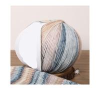 Crocheted Yarn Cotton Acryilc Yarn Gradient Rainbow Color Sweater Scarf Hat Hand Knitting Crochet 200g/Ball(Color9)