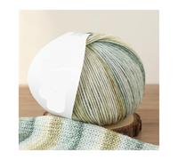 Crocheted Yarn Cotton Acryilc Yarn Gradient Rainbow Color Sweater Scarf Hat Hand Knitting Crochet 200g/Ball(Color6)