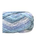 Crocheted Yarn Milk Cotton Segment Dyed Yarn Colorful Hand Knitting Crochet Rainbow Spray Dot Wool Knitted Sweater Scarf Cake Thread(Color2)