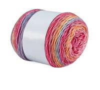 Crocheted Yarn Rainbow Color Wool Cake Yarn Soft Handmade Knitted Cotton Blend DIY Hat Scarf Shawl Sweater Crochet Threads Sewing(5)