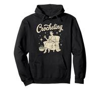 Crocheting Because I Need to Keep My Hands Busy Funny Pullover Hoodie