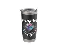 Crocheting It's not just a Hobby - Crocheter Crochet Stainless Steel Insulated Tumbler