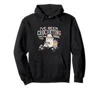 Crocheting Since the 1900s Vintage Craft crafting Lover Mom Pullover Hoodie