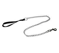 Croci 1.1mm x 2m Black Nylon Dog Leash with Chain