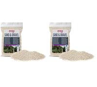 Croci Amtra Quartz Substrate Aquarium Ornaments, Medium, 2 kg, White (Pack of 2)