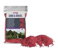 Croci Amtra Red Ceramized Quartz - Fine Quartz Aquarium Sand for Freshwater or Saltwater 2-3mm Grit 5kg Quantity