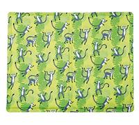 Croci Breeze - Cooling mat for animals 65x50cm without electricity or batteries - insert mat with cooling gel for dogs, size M, Lemur pattern