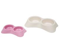 CROCI Candy Double Bowl, 16 x 25 x 4.5 cm Diameter, Assorted Colours