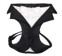 Croci Ceremony Groom Pre Dog Harness Male Wedding Tuxedo Adjustable Black L/48-75cm