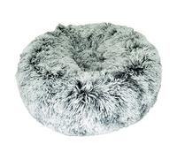 Croci Diambell Faux Fur Dog Kennel Padded Super Soft 70 x 25 cm Black