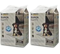 CROCI Dog Absorbent Super Nappy, 60 x 40 cm, 10-Piece (Pack of 2)