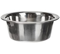 Croci DOS - Stainless steel dog bowl, capacity 0,5L, hygienic and durable, container for food and water, dishwasher safe, diameter 13cm