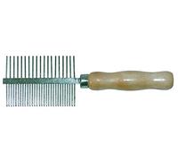 CROCI Double Wooden Handle Comb