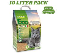 Croci Eco Clean Litter Clumping Cat Litter 100% vegetable Biodegradable Limeston