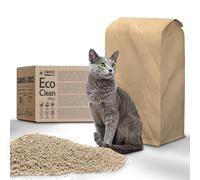 Croci Eco Clean Litter Tray 45 L - Clumping Cat Litter Tray - Biodegradable - 100% Vegetable, Long-Lasting Odour Resistant Sand