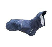 Croci Hiking City Adjustable Waterproof Dog Jacket Breathable Reflective Windproof Jacket for Large and Small Dogs, Blue, Small Size 30cm