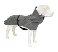 Croci Hiking - Coat For Dogs, Raincoat For Dogs, Padded Winter Coat, Thermofleece Lining, Everest Grey,Size 25 Cm - 151 g
