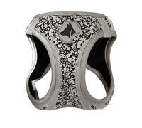 Croci Hiking Reflective High Visibility Reflective Dog Harness, Adjustable, Padded, Double Safety Clasp, Velcro and Buckle, Small 34-41cm