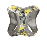 Croci Hiking Reflective Sketch Adjustable Padded Reflective Dog Harness with Double Safety Velcro and Buckle Size XL 53-58cm