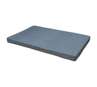 Croci Hydro Rectangular Dog Cushion, Water Repellent, Removable, Washable, Easy to Clean, Blue, 60 x 100 x 6 cm