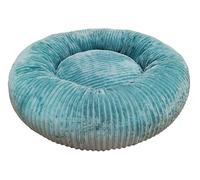 Croci Hyg Cushion for Cats and Large Dogs, Round Padded and Removable Cover, Mat for Kennels and Cars, Aqua, Diameter 100 cm
