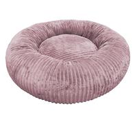 Croci Hyg Cushion for Cats Medium Dogs, Round Padded and Removable Cover, Supersoft Fabric, Pet Mat for Beds and Cars, Dusty Pink, Diameter 70 cm