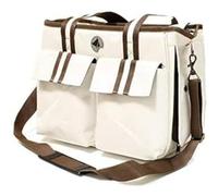 CROCI Isabella Bag, 41 x 21 x 31 cm, Beige/Brown