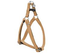 Croci My Lord Leatherette Adjustable Bib, 25-40 mm x 10 mm, Beige