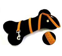 Croci My Lord Leatherette Lead Leash, 120 mm x 10 mm, Beige