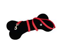 Croci My Lord Leatherette Lead Leash, 120 mm x 15 mm, Red