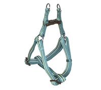 Croci Nylon Soft Reflective Harness,10 x 250-400 mm, Light Blue