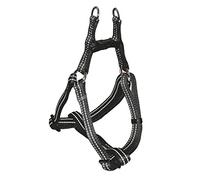 Croci Nylon Soft Reflective Harness, 15 x 350-500 mm, Black