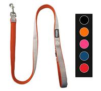 croci Reflective Hiking Leash, 2 x 120 cm, Orange