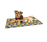 Croci Sicily Blue Citrus Cooling Mat for Dogs, Gel Cooling Mat, Self-Cooling Mat, 50 x 40 cm