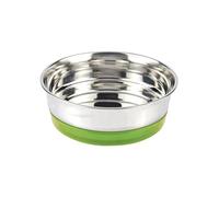 Croci Steel Bowl Fluo, 470 ml, Green