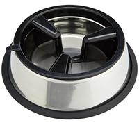 CROCI Steel Bowl Slow Eating 2in1, 27 cm,