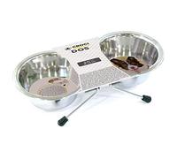 CROCI Steel Bowls Dos with Stand, 13 cm