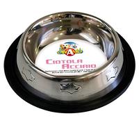 CROCI Steel Bowls Mac Cat with Prints, 0.24 cm