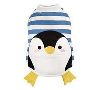 Croci Sweatshirt For Dogs North Pole, Back Size 30 Cm, Padded And Adjustable With Velcro Closure, With Elastic And Hole For Leash And Harness, White And Light Blue Color